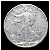 1918-S W. Liberty Half Dollar