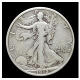 1918-D W. Liberty Half Dollar