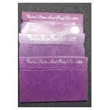 (3) Proof Sets 1987, 89, 90