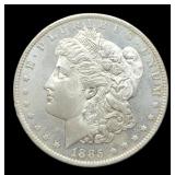 1885-O Morgan Dollar AU PL