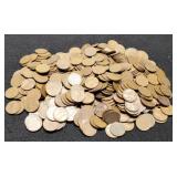 (5) Hundred Wheat Cents Sold By The Hundred