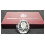 1993-S Silver Proof Dollar Comm. T. Jefferson w/