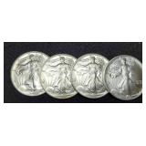 (4) 1991 Silver Eagles