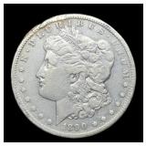 1890-CC Morgan Dollar