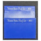 (2) Proof Sets 1970, 1971