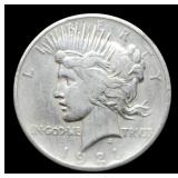 1921 Peace Dollar VF