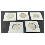 (5) 1963-D F. Half Dollars BU