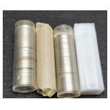(4) Rolls J. Nickels 1939, 40, 41 & 2, 47