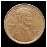 1909-S L. Cent w/ Some Small Edge Nicks