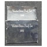 (2) Proof Sets 1980, 1981