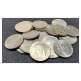 (20) 1976 Ike Bicentennial Dollars AU