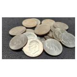 (20) 1976 Ike Bicentennial Dollars