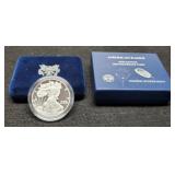 2012-W Proof Silver Eagle w/ Case & COA