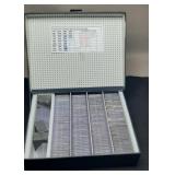 Case w/ About 170 Different  Memorial Cents In