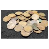 (50) 1911 Lincoln Cents