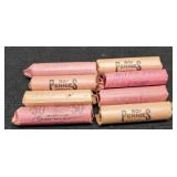(8) Rolls Wheat Cents