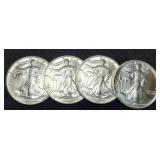 (4) 1991 Silver Eagles
