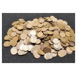 (5) Hundred Wheat Cents Sold By The Hundred