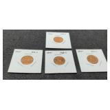 (4) Proof L. Cents 1968-S, 70-S, 71-S, 72-S
