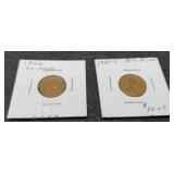 (2) Lincoln Cents: