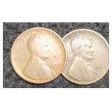 (2) 1914 L. Cents P&S