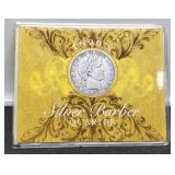 1897 Barber Quarter w/ Display Holder