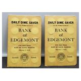 (60) Mercury Dimes In Early Bank Savings Books