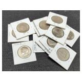 (12) 1976-D Kennedy Bicentennial Half Dollars