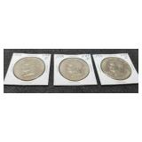 (3) 1976 VI Ike Dollar Bicentennial