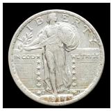 1917-S V2 S. Liberty Quarter