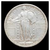 1917-S V1 S. Liberty Quarter