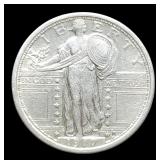 1917 V1 S. Liberty Quarter