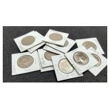 (12) 1976-D Kennedy Bicentennial Half Dollars