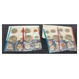 (2) Double Mint Sets 1974, 1976