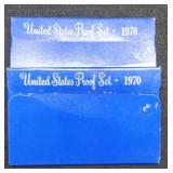 (2) 1970 Proof Sets