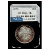 1879-S Slab Morgan Dollar PCI MS66+ PL