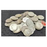 (50) Silver Roosevelt Dimes
