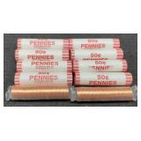 (10) Rolls 2009-D BU L. Cents "Presidency"