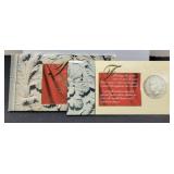 1925 Peace Dollar w/ Display Brochure