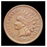 1876 Indian Head Cent w/ Liberty