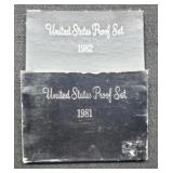 (2) Proof Sets 1981, 1982