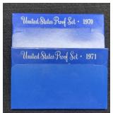 (2) Proof Sets 1970, 1971