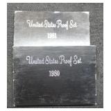 (2) Proof Sets 1980, 1981