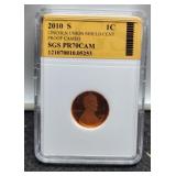 2010-S Proof Slab Lincoln 1st Year