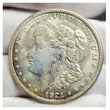 1921-S Morgan Dollar AU