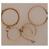 5 - 14 Kt. Gold Tested Coin Tezels 3.8 Grams