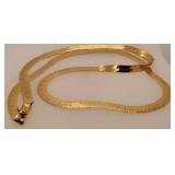 Heavy 22" Gold Color Necklace