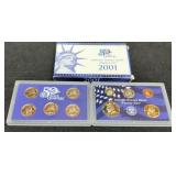 2001 10 Coin Proof Set