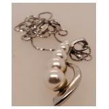 Sterling Silver 18" Necklace & Sterling Silver