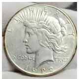 1922-S Peace Dollar Unc.